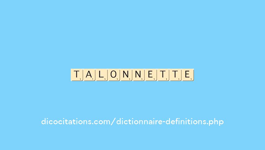 talonnette talonnette