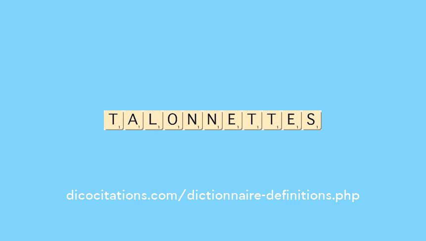 talonnettes talonnettes