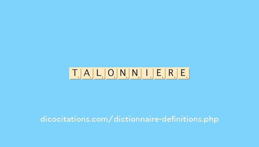 talonniere