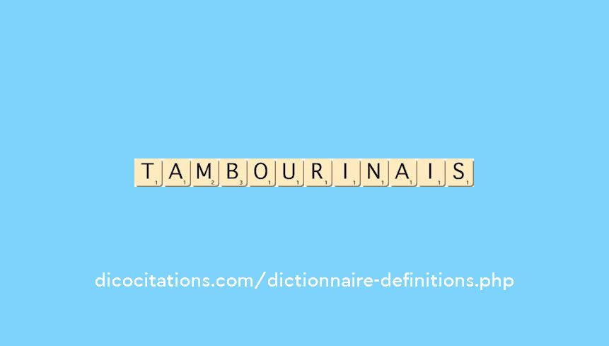 tambourinais