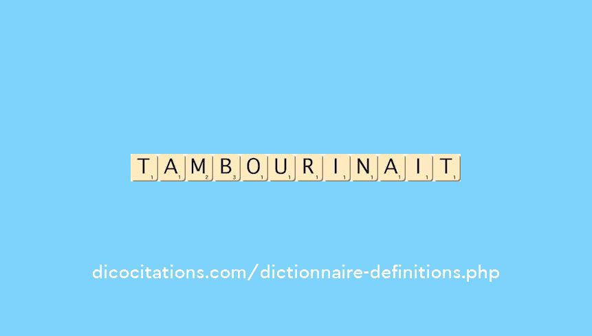 tambourinait