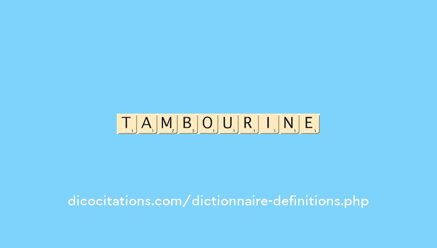 tambourine