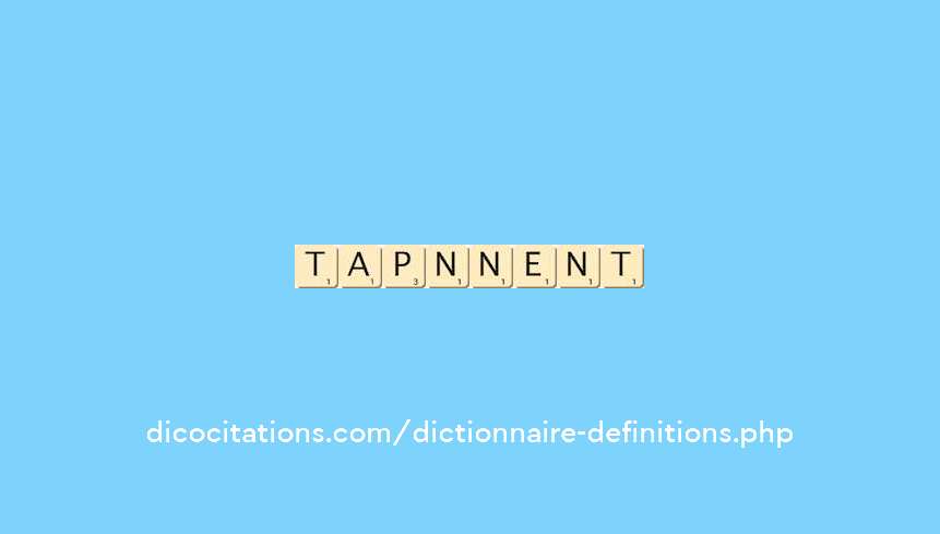 tamponnent tamponnent