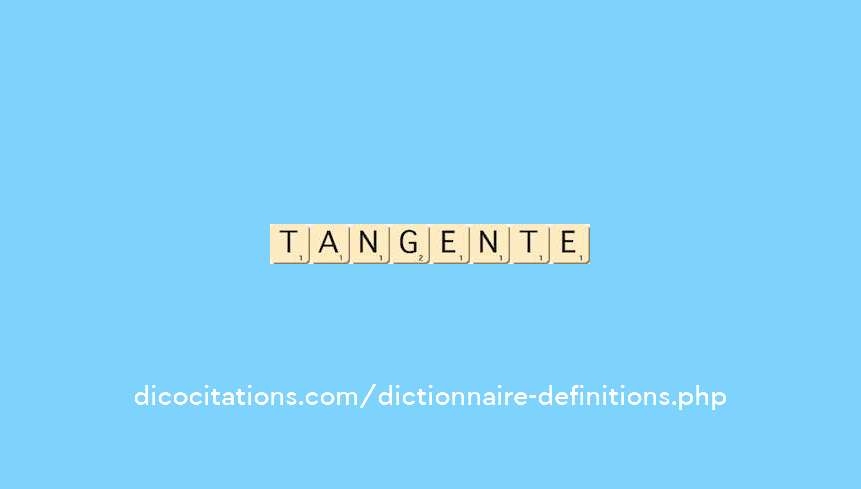 tangente tangente