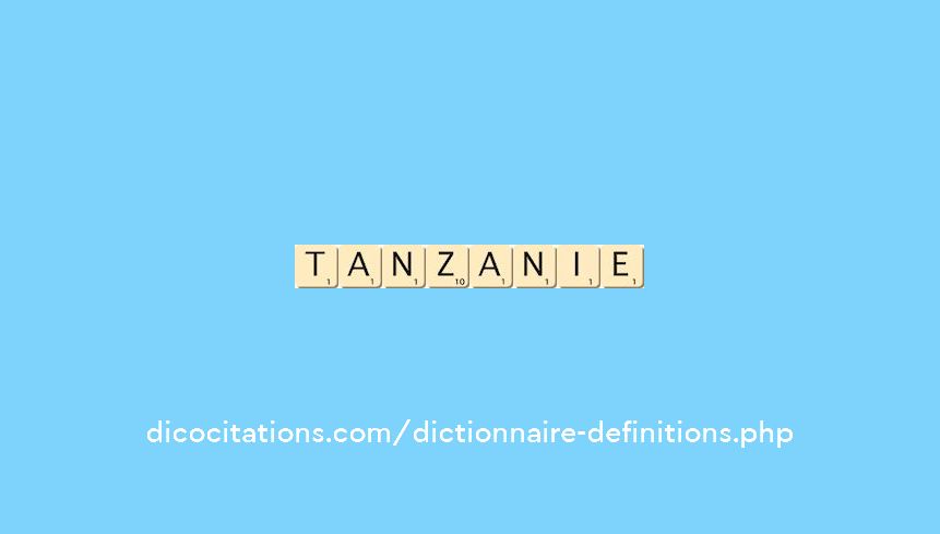 tanzanie tanzanie