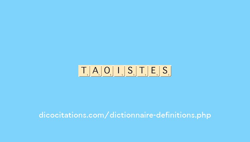 taoistes