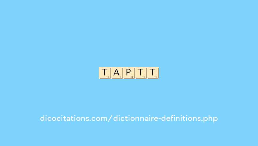 tapette tapette