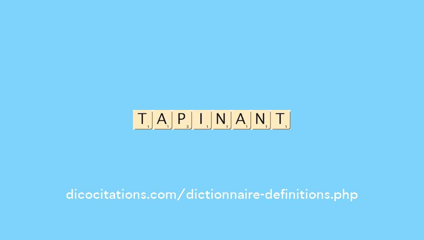 tapinant tapinant