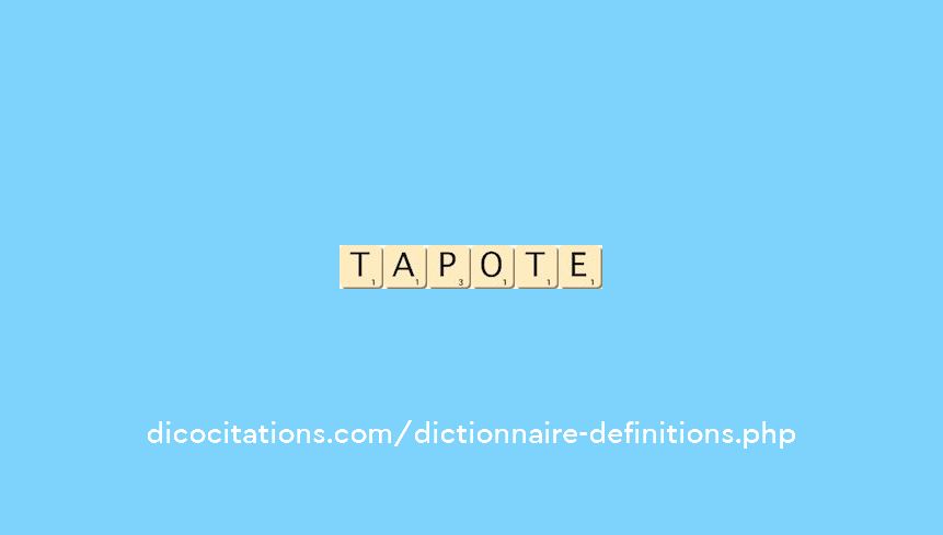 tapote tapote