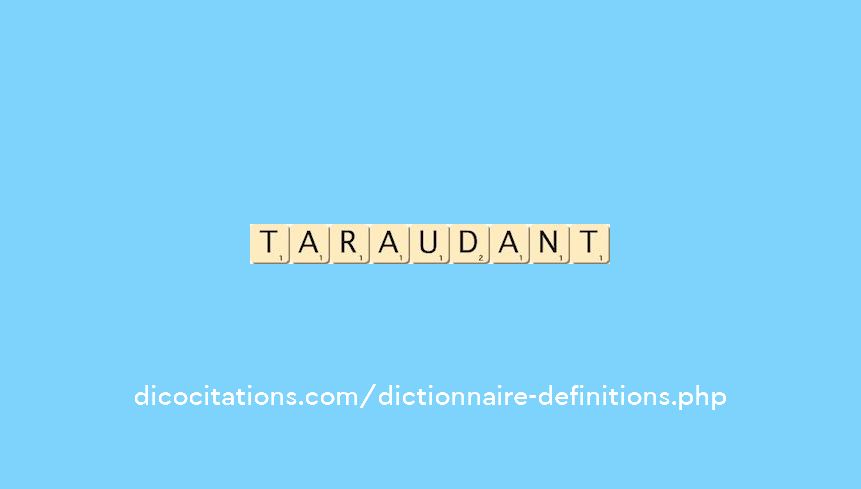 taraudant taraudant