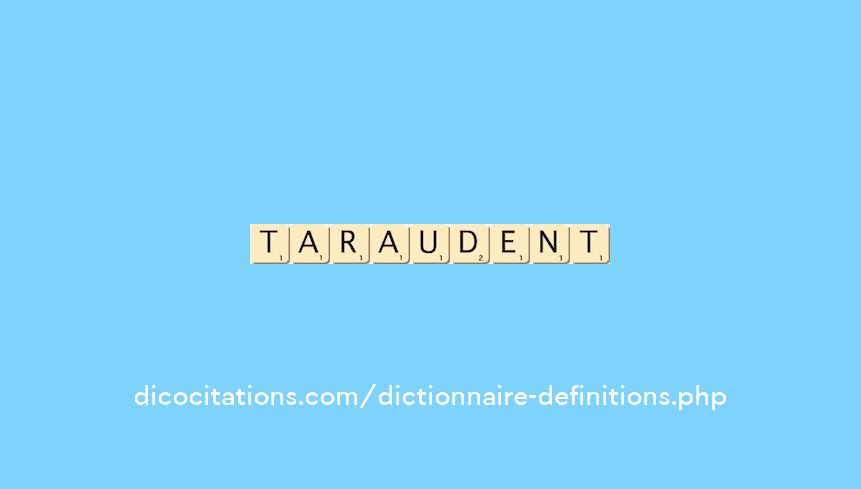 taraudent taraudent