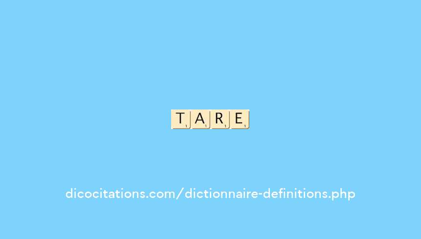 tare