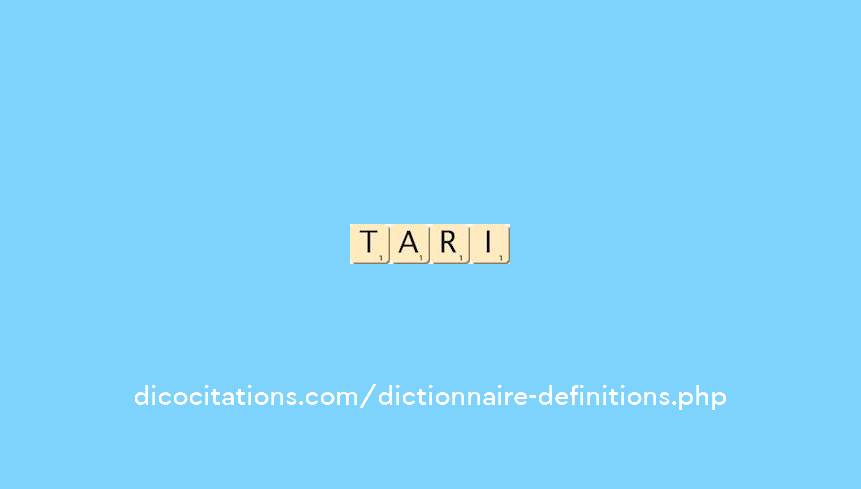 tari tari