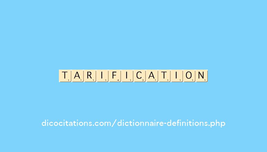 tarification