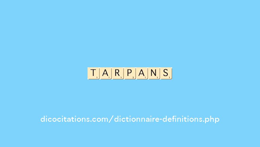 tarpans