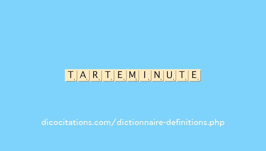 tarte-minute tarte-minute