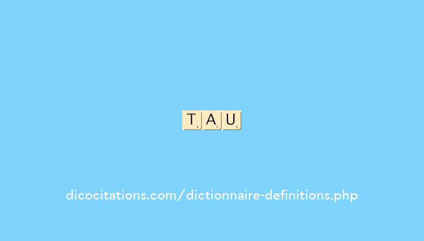 tau