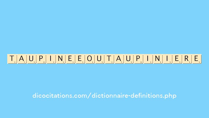 taupinee-ou-taupiniere