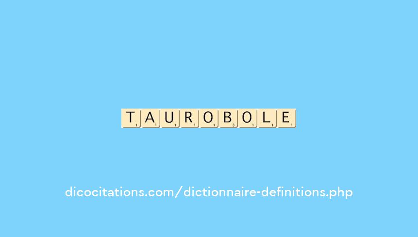 taurobole taurobole
