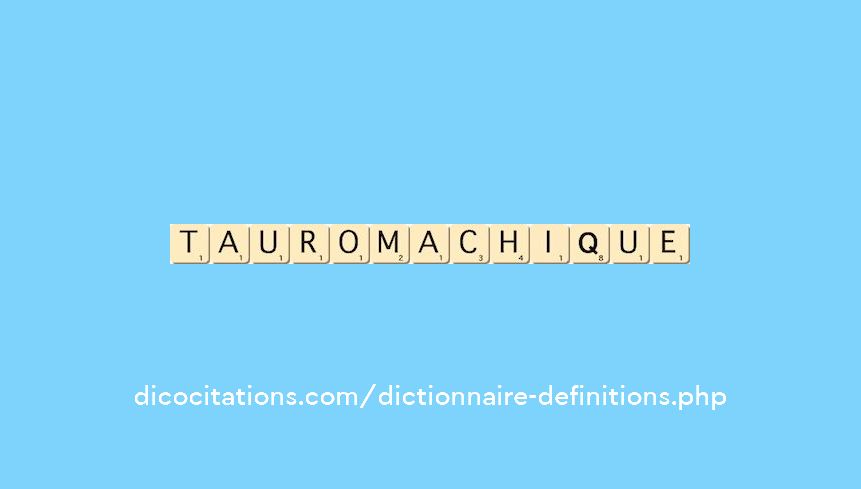 tauromachique tauromachique