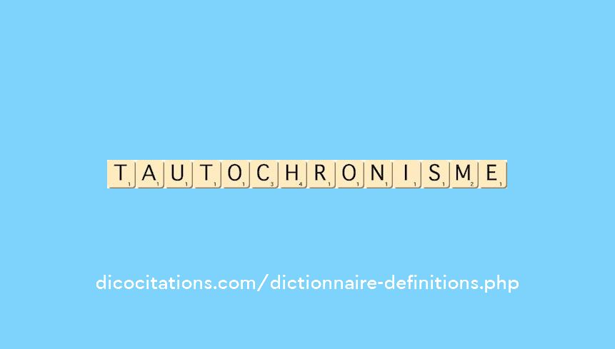tautochronisme