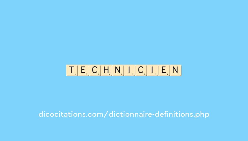 technicien technicien