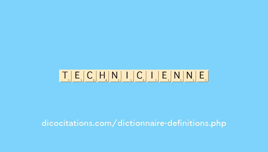 technicienne technicienne