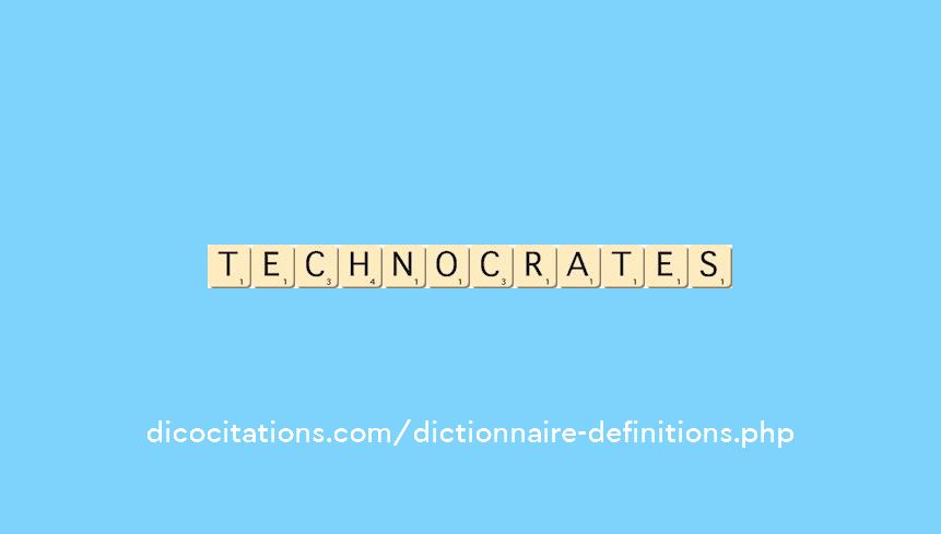 technocrates technocrates