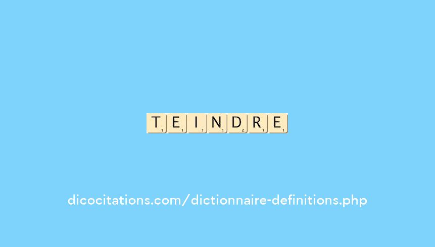 teindre