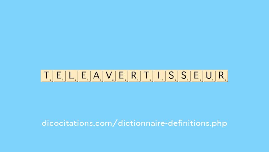 teleavertisseur
