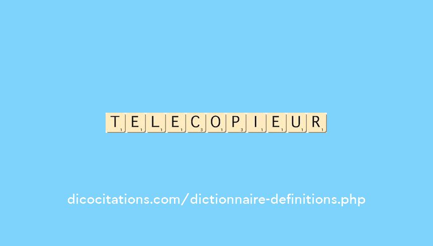 telecopieur telecopieur
