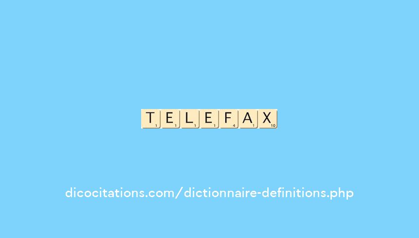 telefax telefax