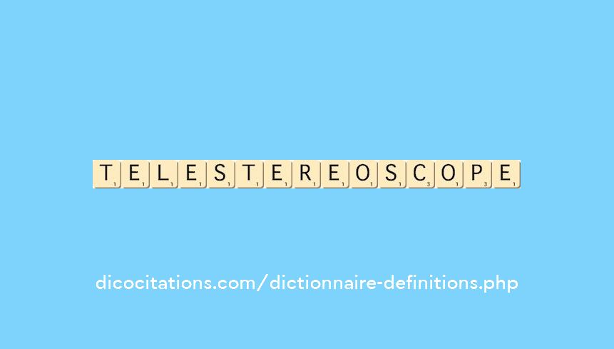 telestereoscope