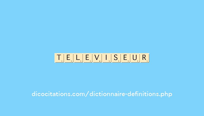 televiseur televiseur