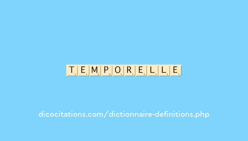 temporelle temporelle