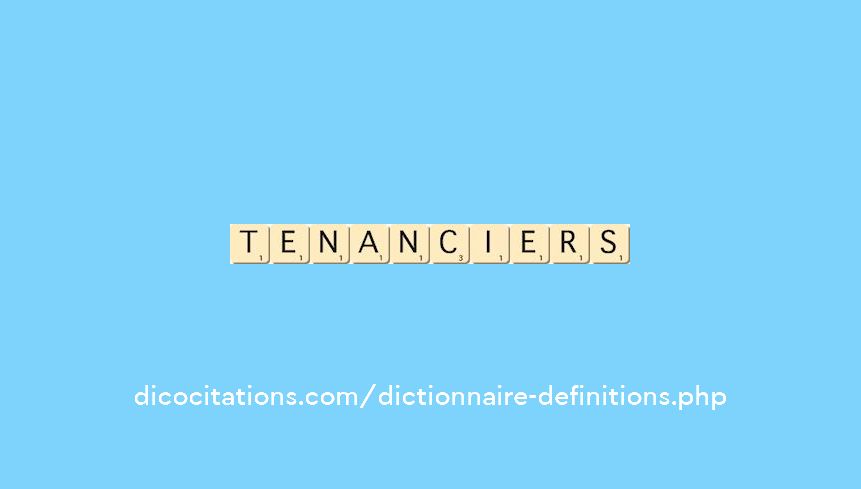 tenanciers