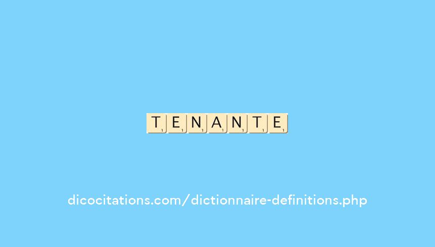 tenante