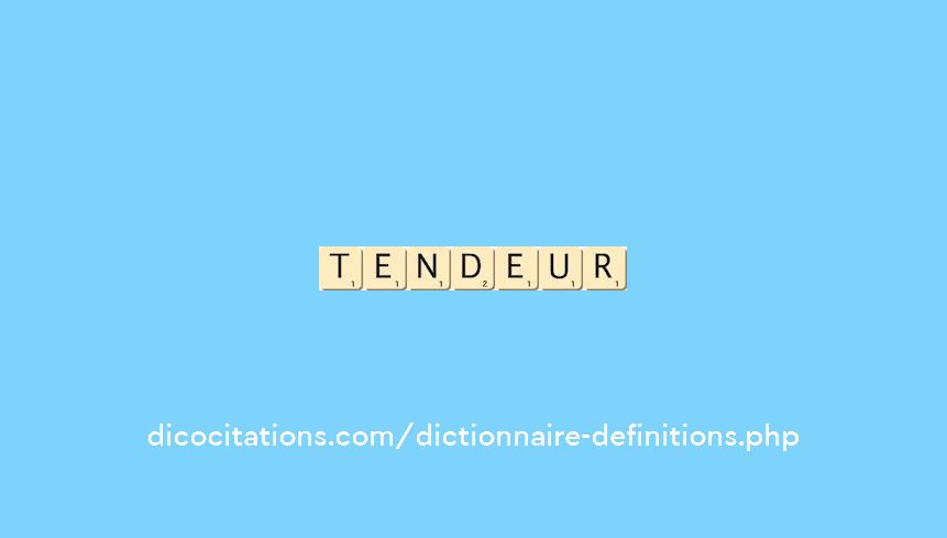 tendeur tendeur