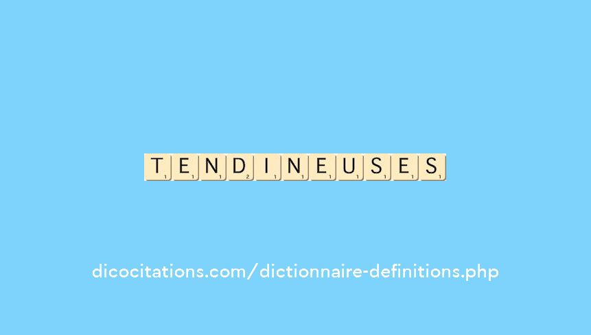 tendineuses tendineuses