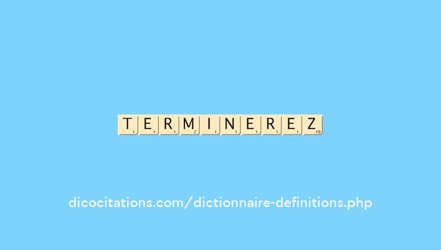 terminerez terminerez