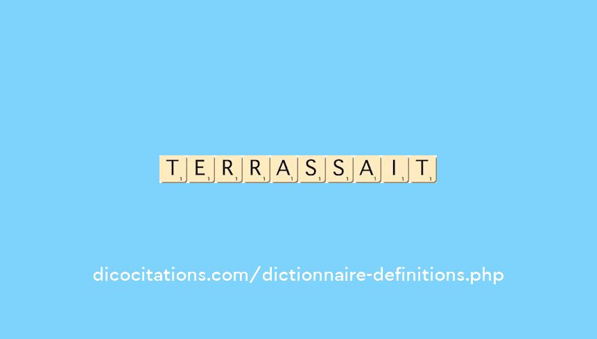 terrassait