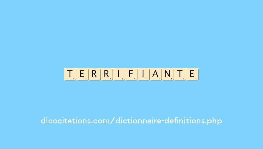 terrifiante terrifiante