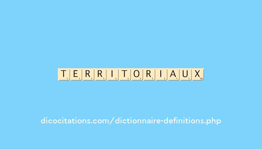 territoriaux territoriaux