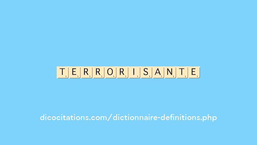terrorisante terrorisante