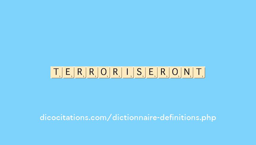 terroriseront terroriseront
