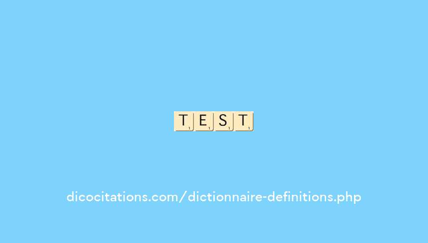 test