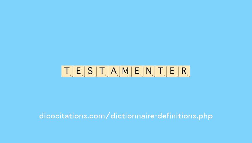 testamenter