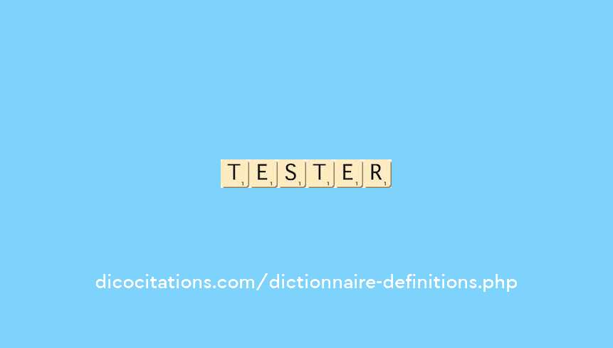 tester