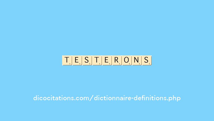 testerons testerons