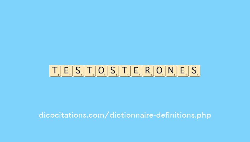 testosterones testosterones